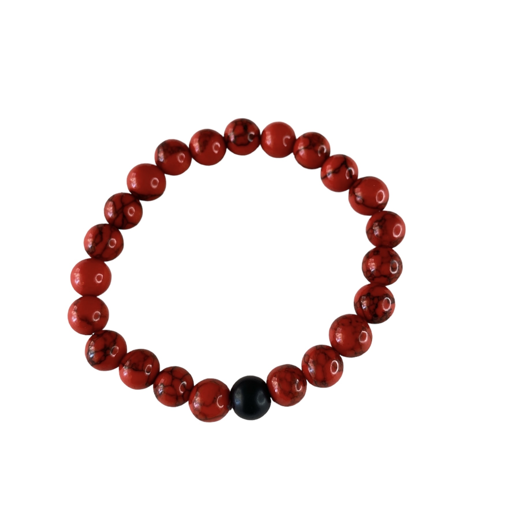 Red Marble Bracelet