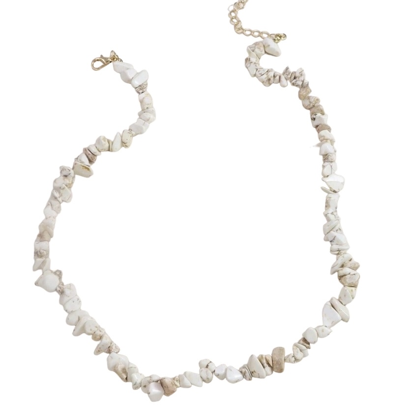 White Beaded Necklace