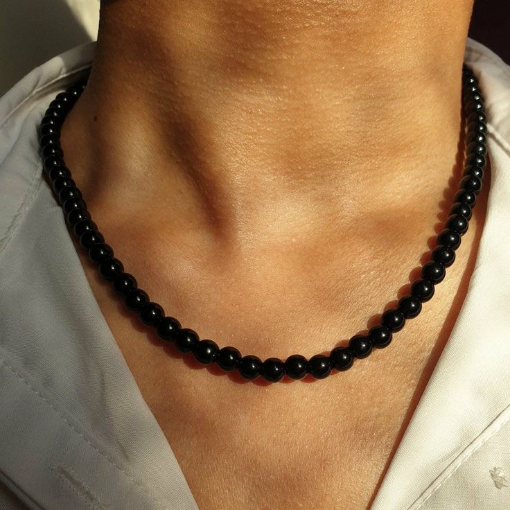 Black Pearl Necklace