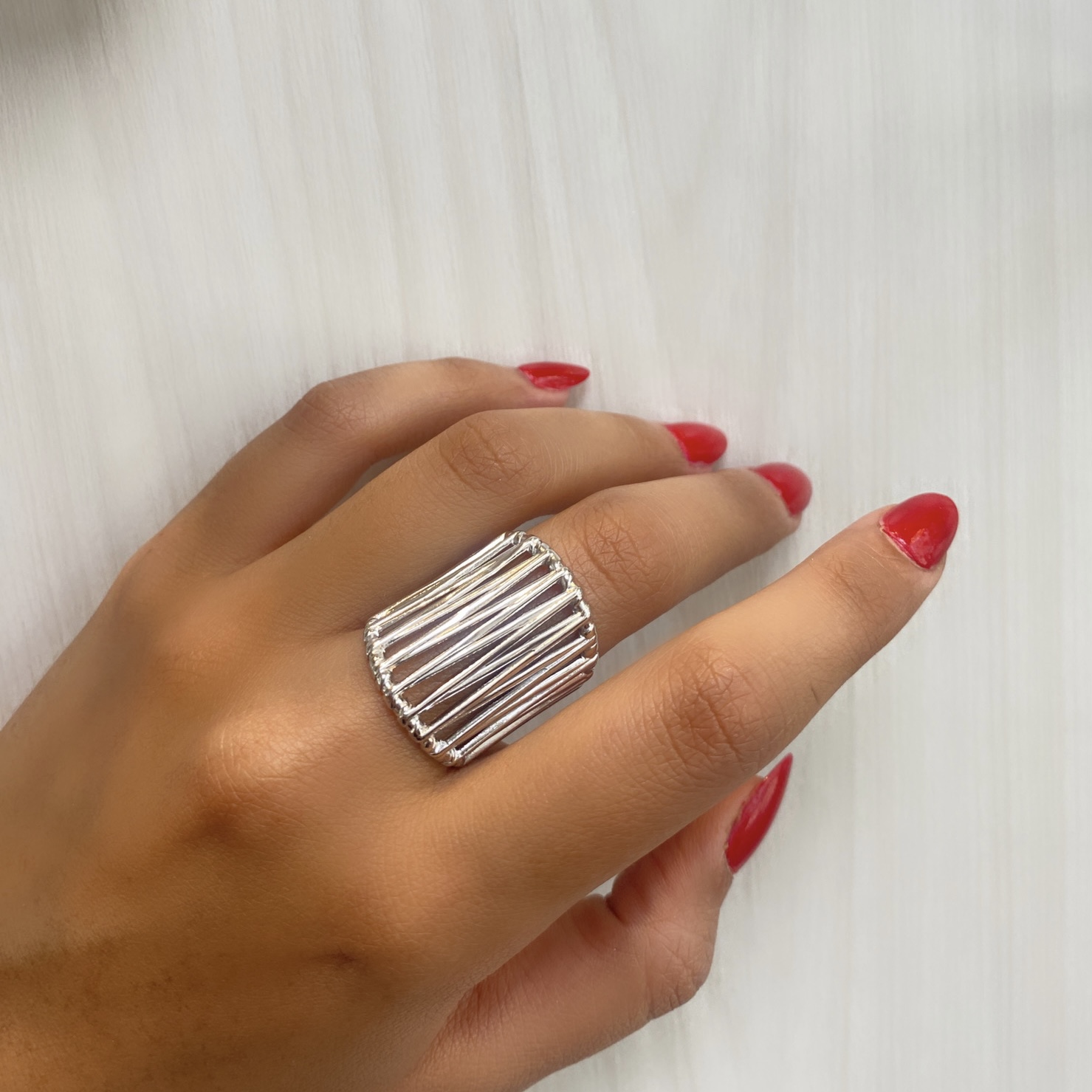 Silver Radiance Ring