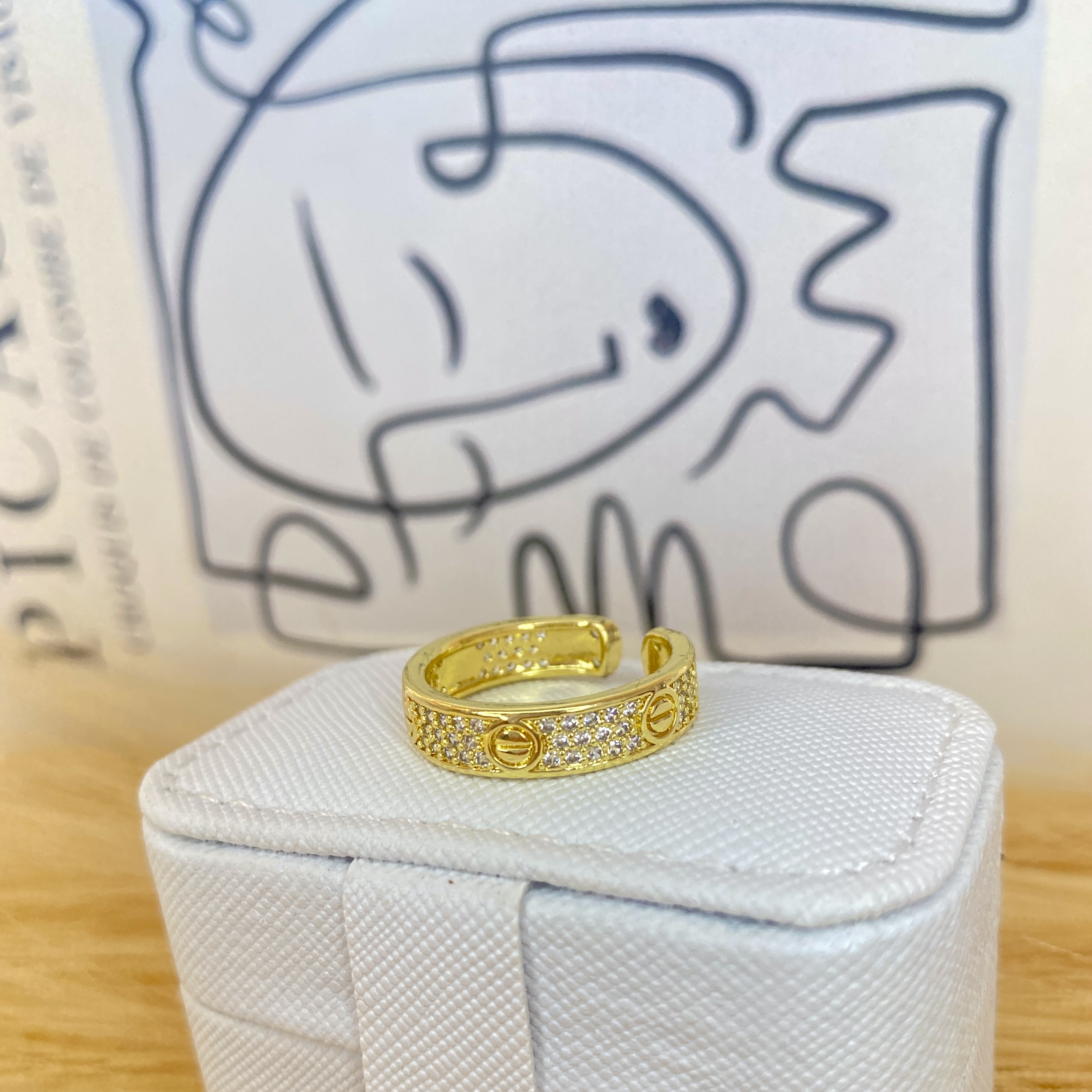 Golden Serenity Ring