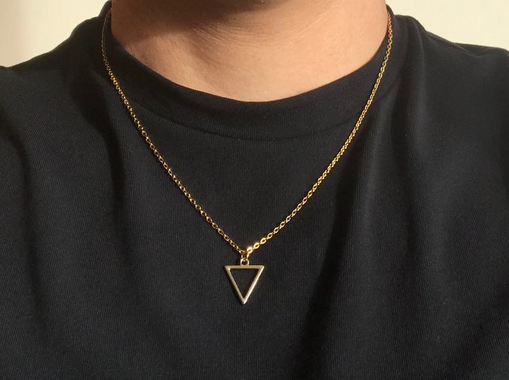 Triangle Pendant Necklace