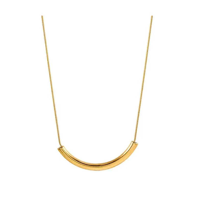 Golden Arc Necklace