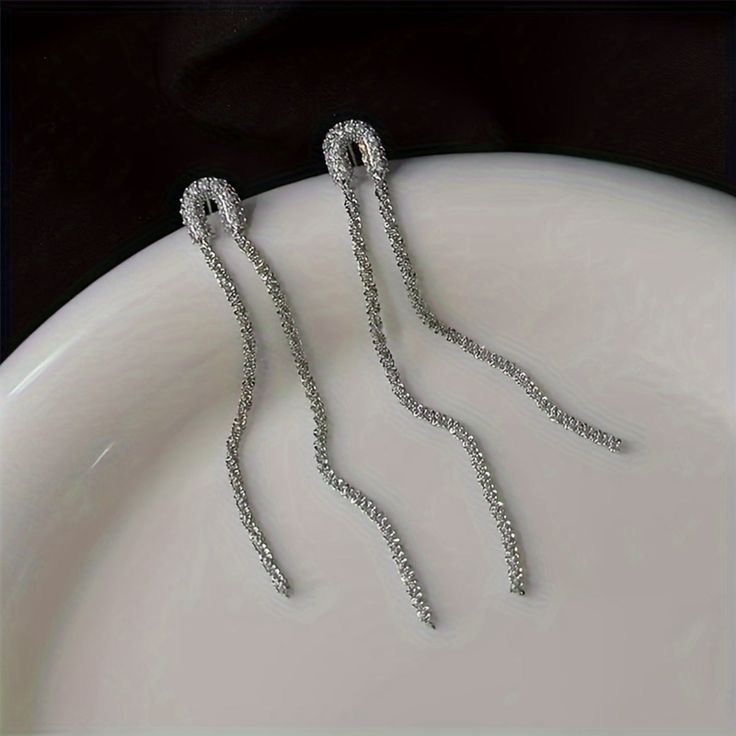 Silver Stream Earrings