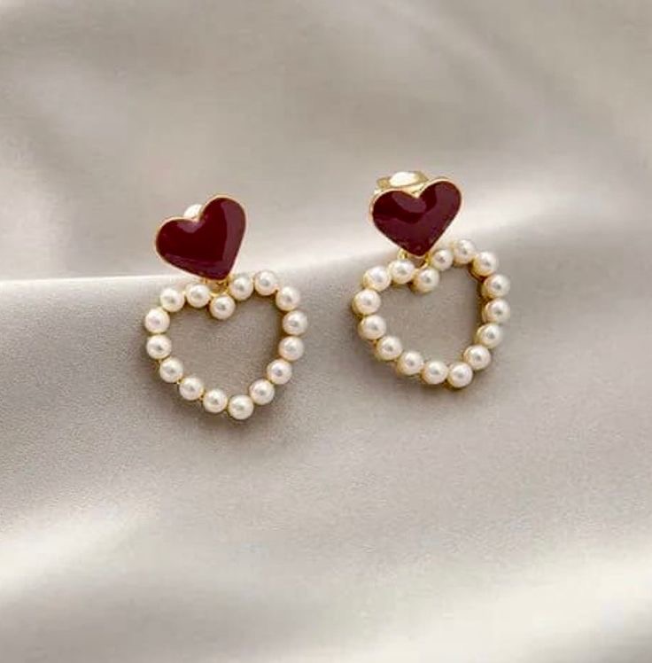 Heart Dangle Earrings