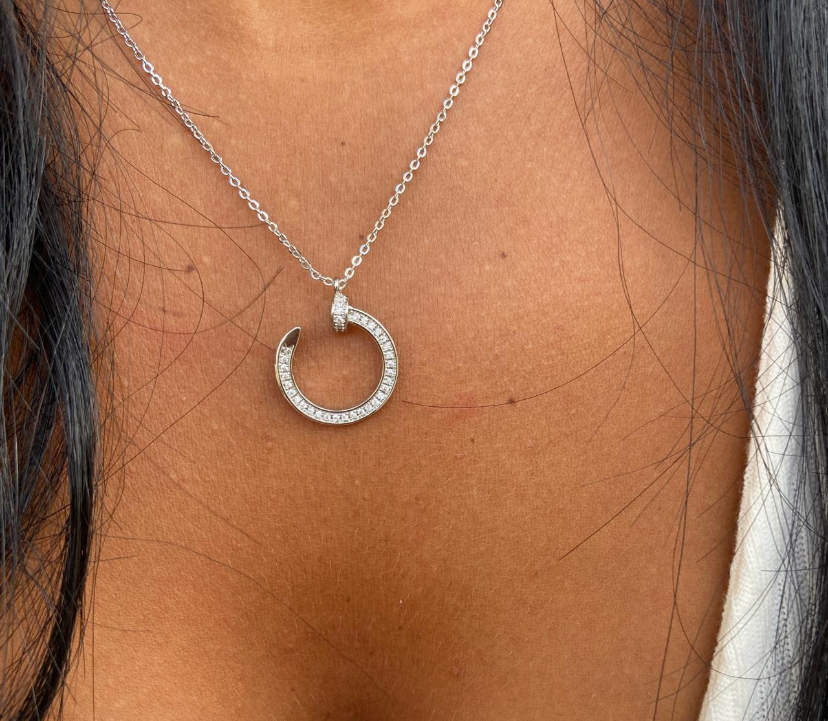 Silver Loop Necklace