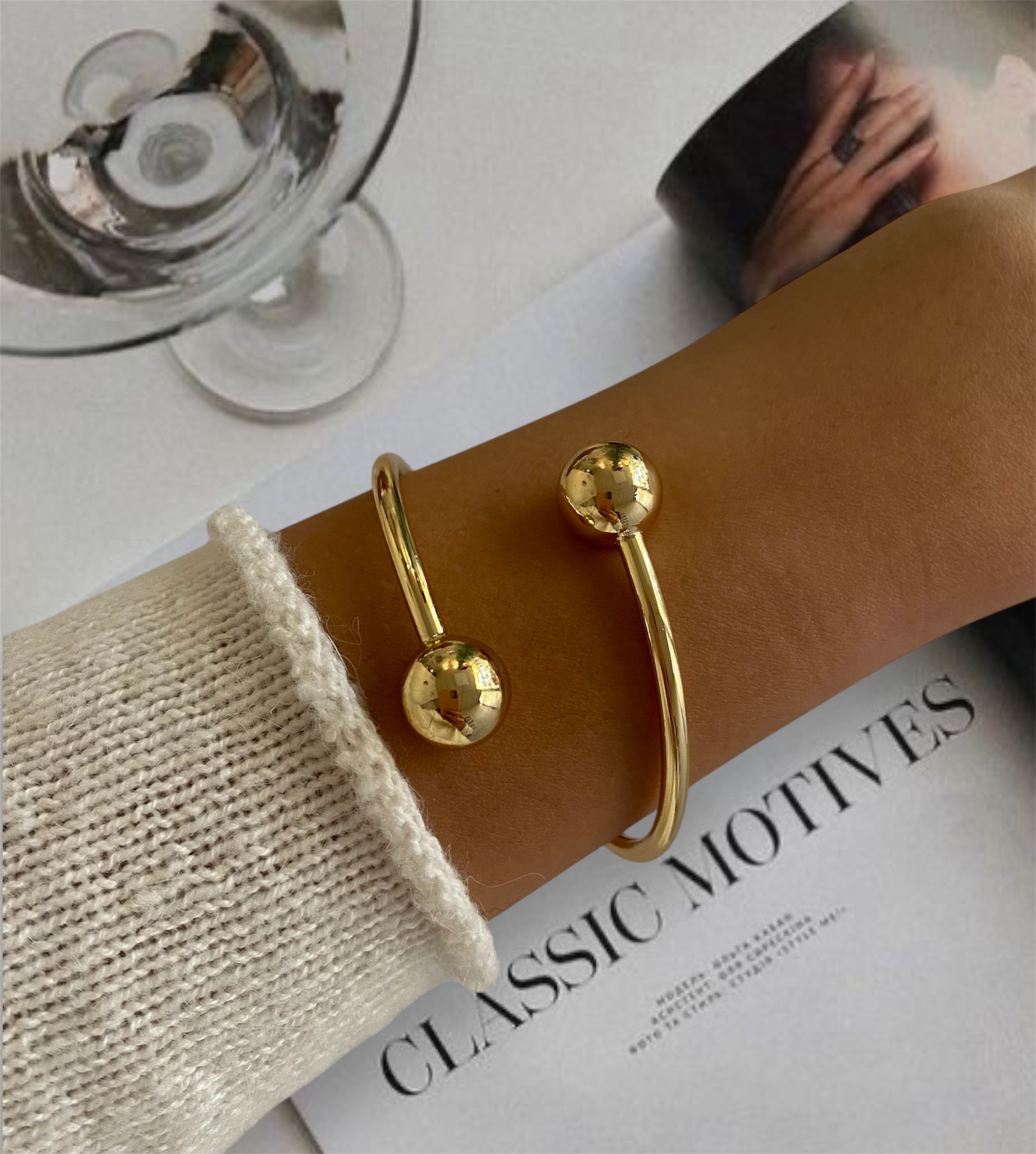 Minimalist Gold Cuff