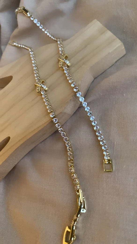 Tennis Cross Bracelet