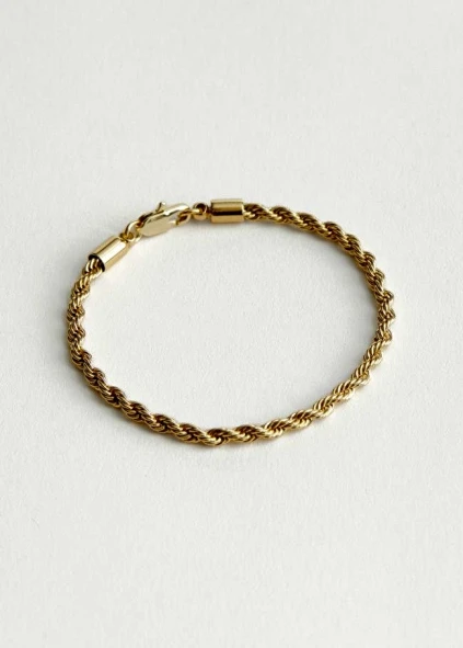 Twisted Gold Bracelet