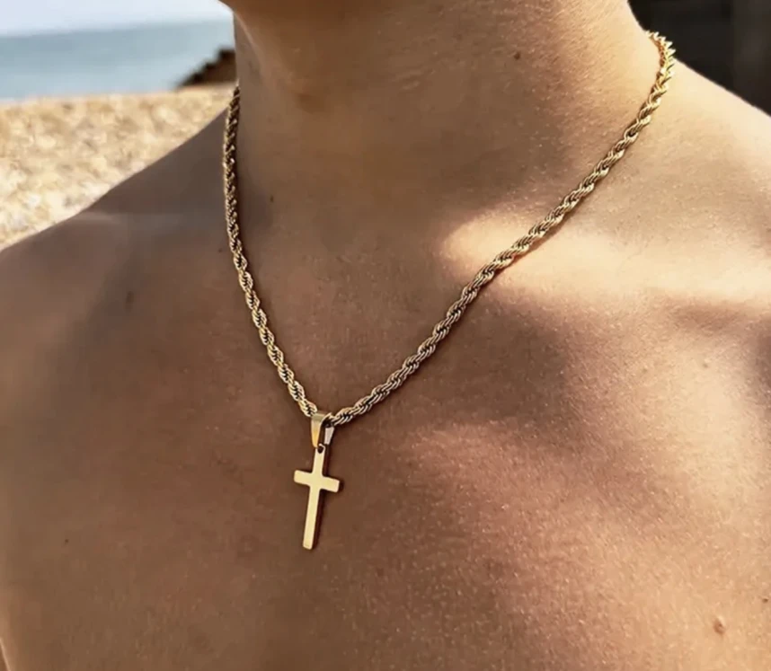 Twisted Cross Pendant