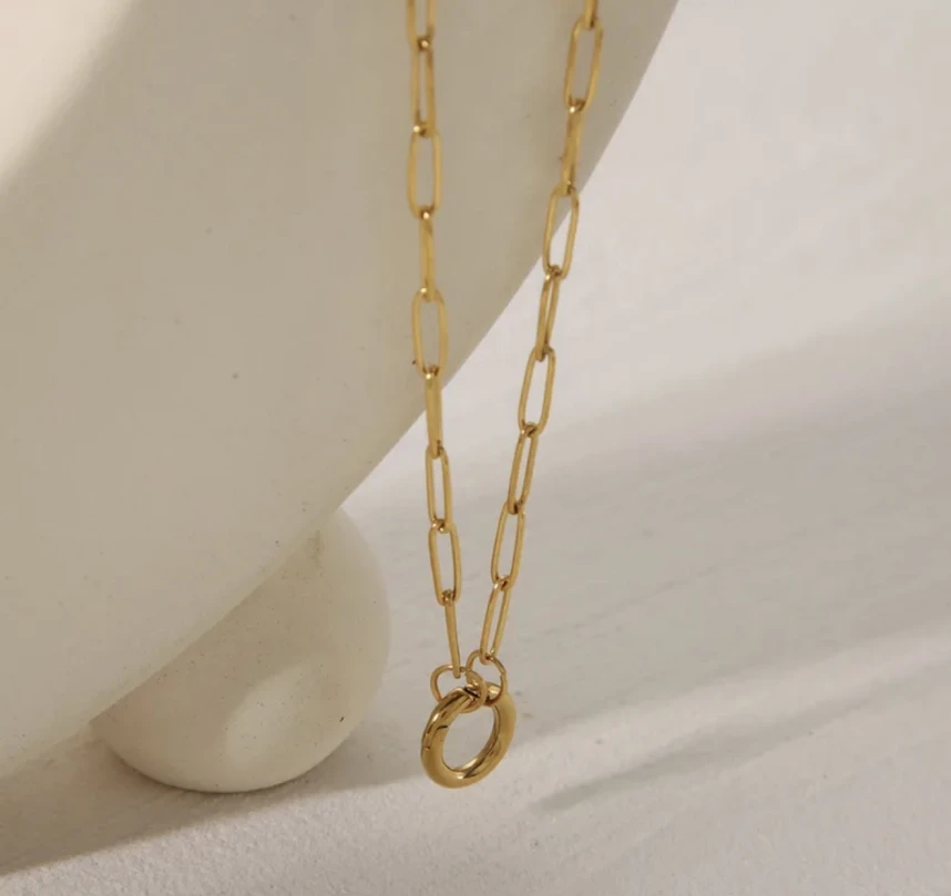 Round Strap Necklace