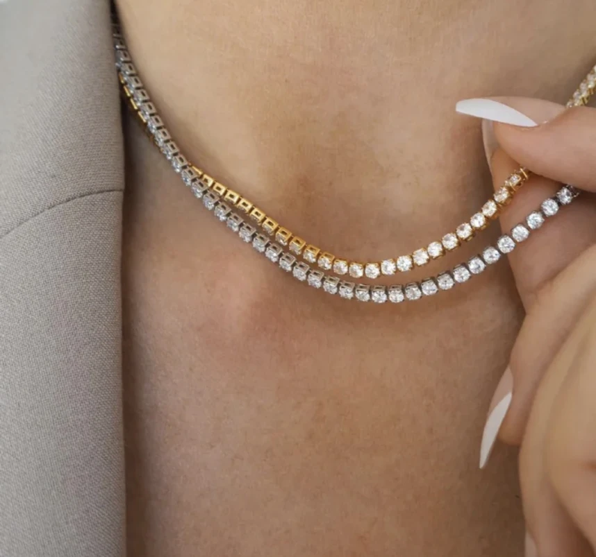 2mm Tennis Necklace