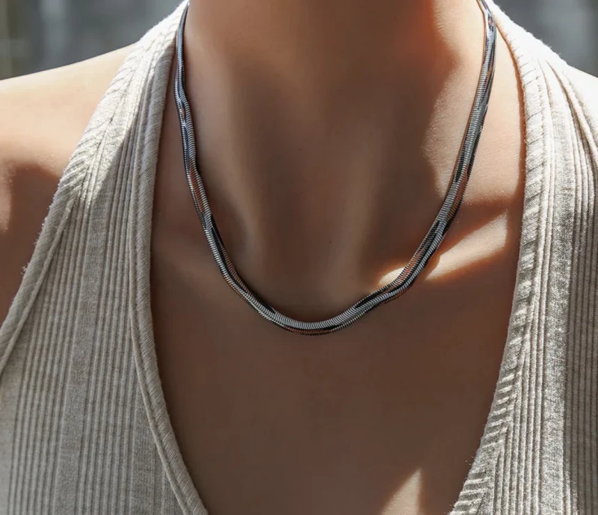 Snake Bone Necklace