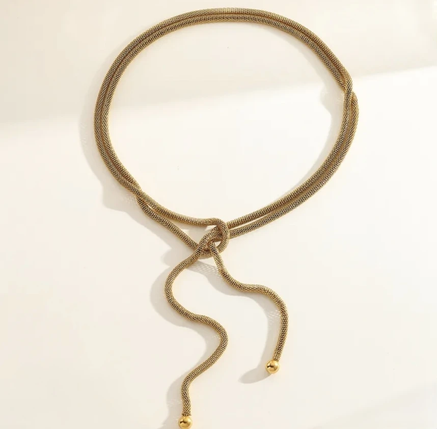 Aurelia Mesh Necklace