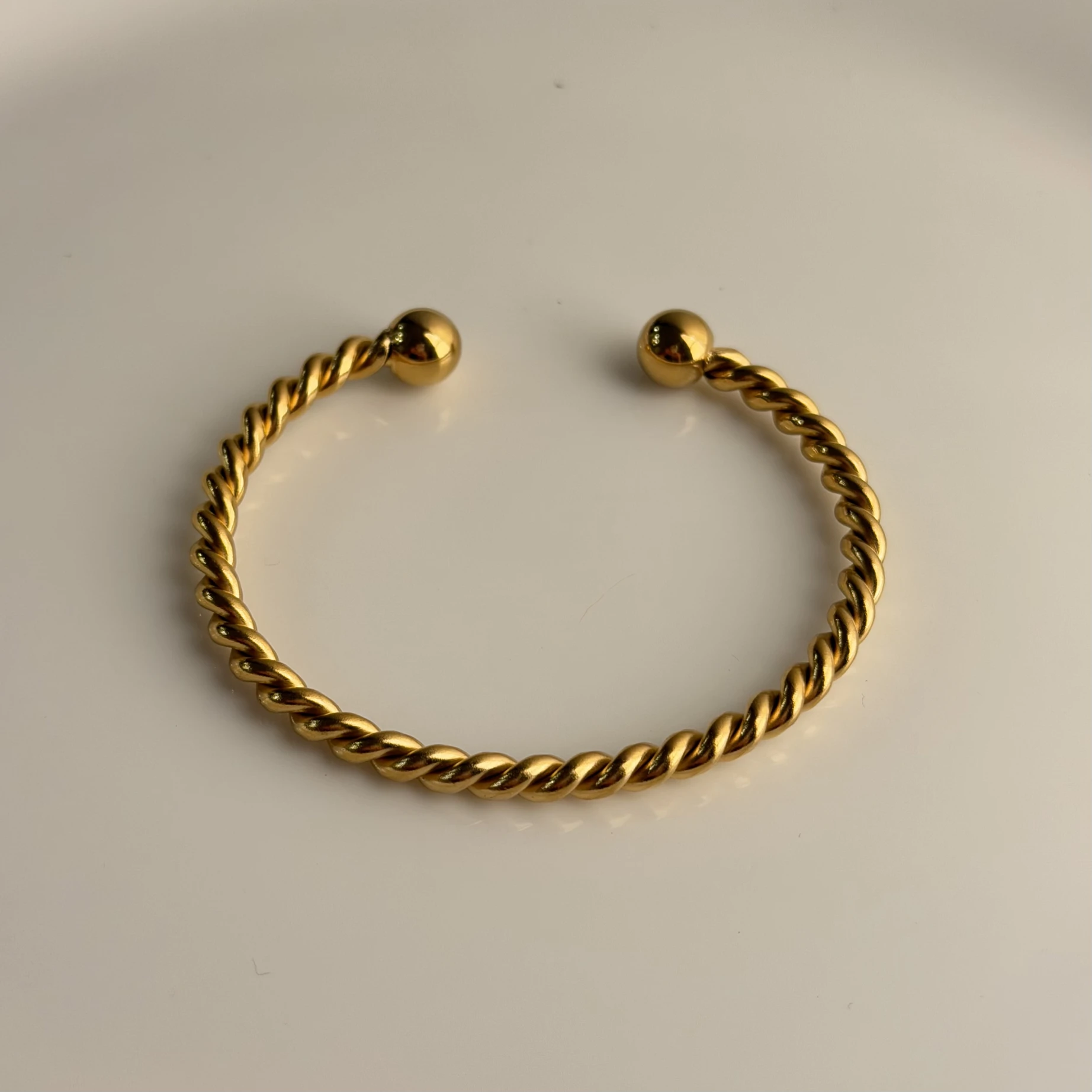 Twisted Open Bangle