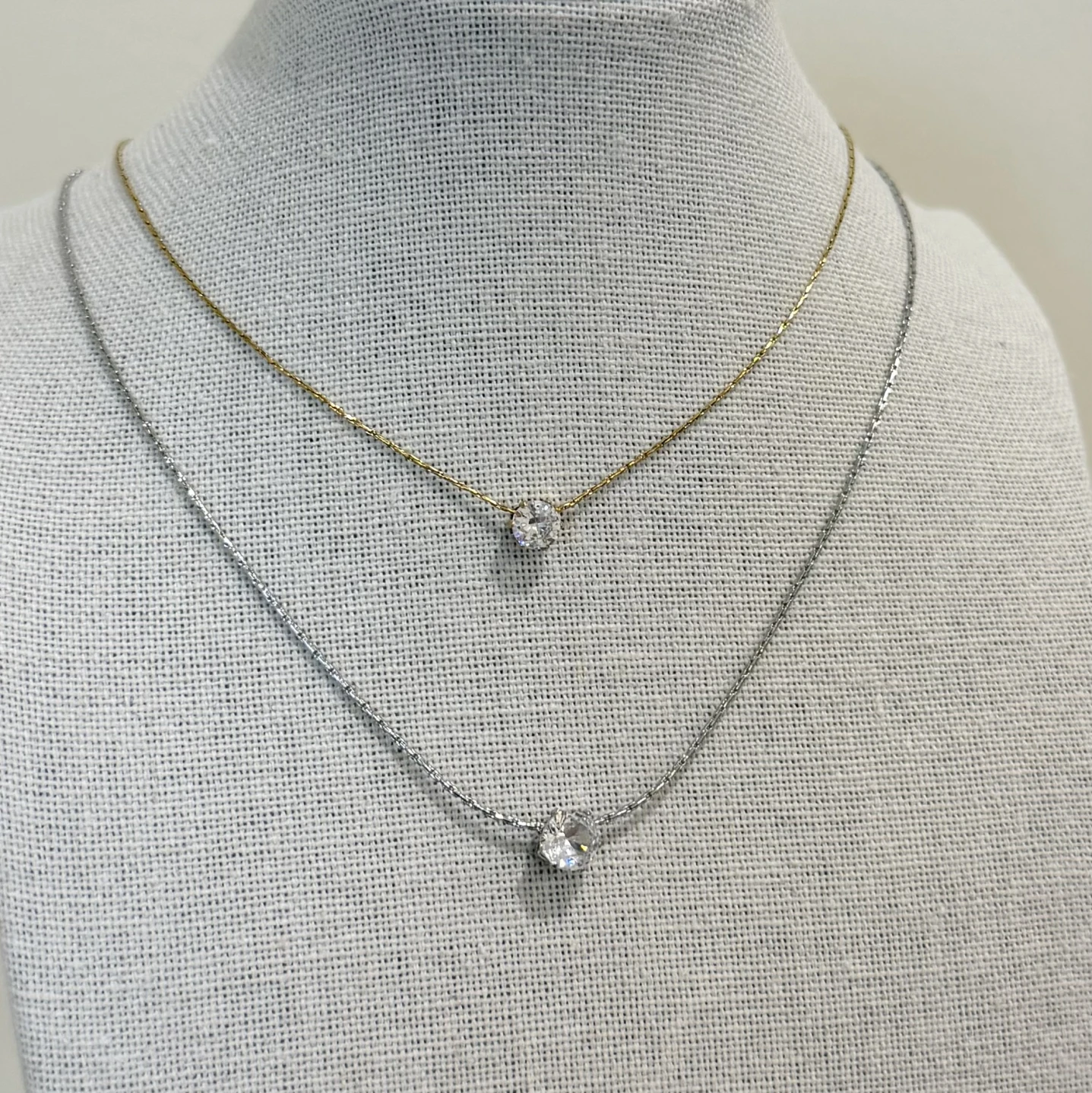  Dainty Crystal Necklace